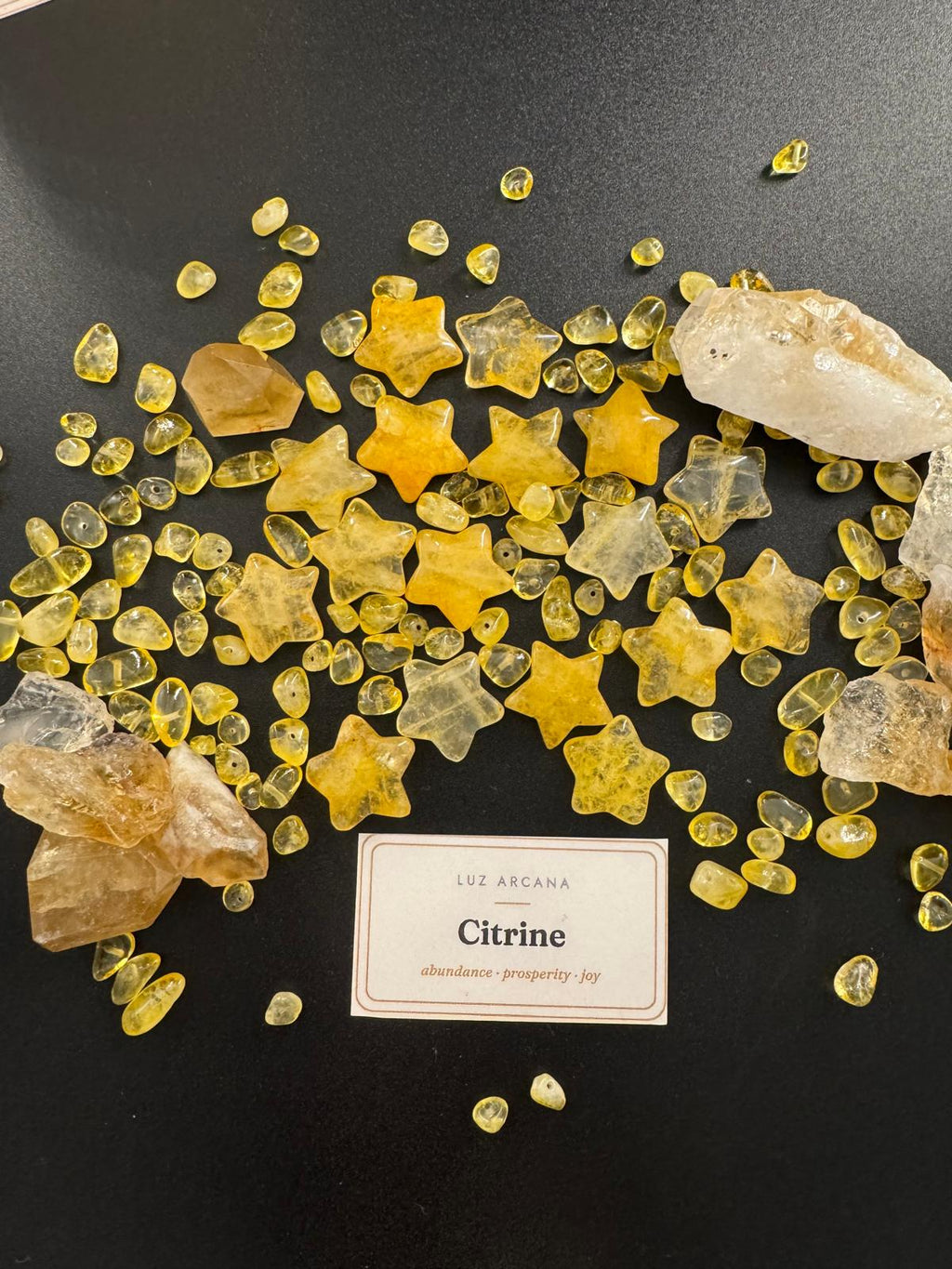 ABUNDANCE & PROSPERITY • Citrine Wickless Candle