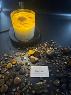 SUCCESS & AMBITION • Tiger's Eye Wickless Candle