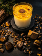 SUCCESS & AMBITION • Tiger's Eye Wickless Candle