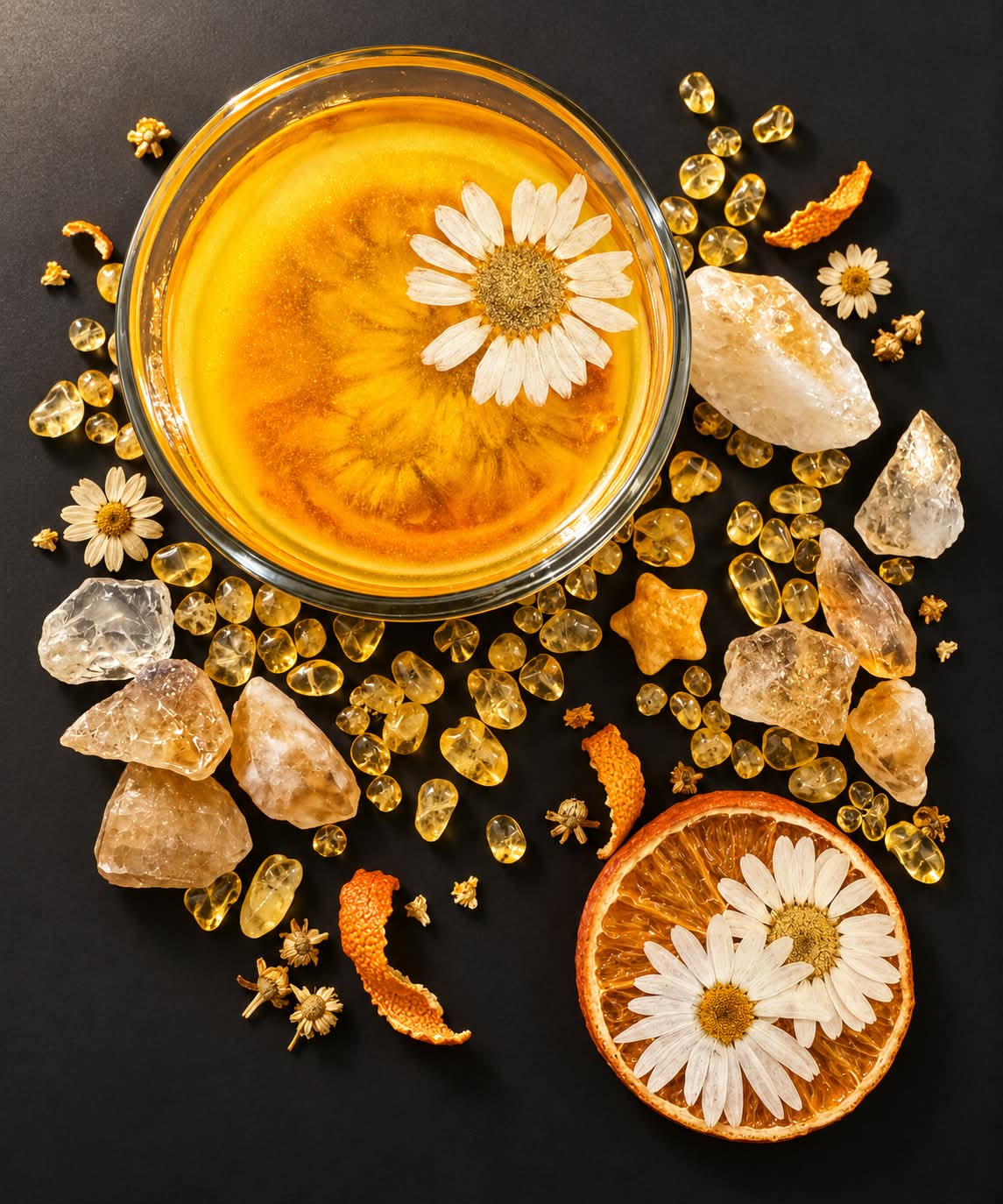 ABUNDANCE & PROSPERITY • Citrine Wickless Candle